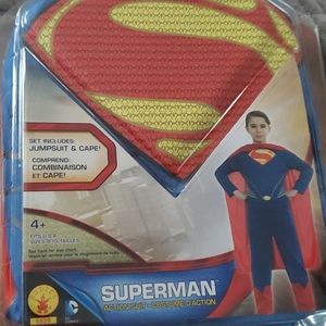 NEW Superman man of steel kids costume
